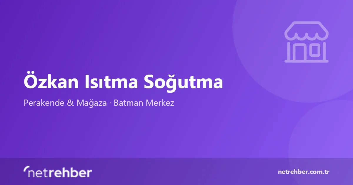 Özkan Isıtma Soğutma kapak görseli