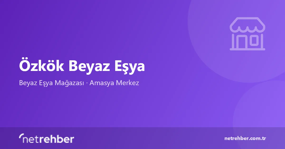 Özkök Beyaz Eşya kapak görseli