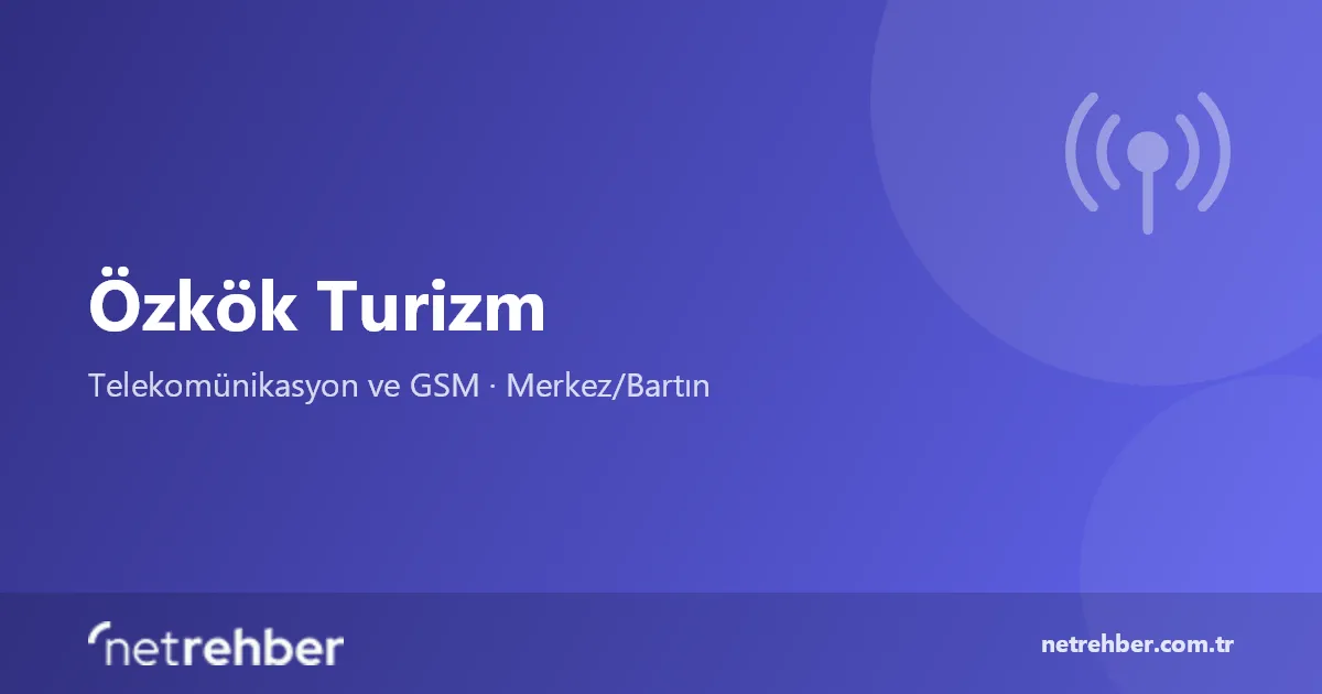 Özkök Turizm kapak görseli