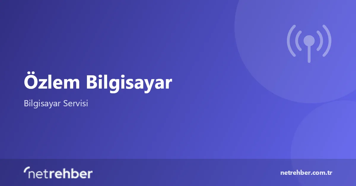 Özlem Bilgisayar kapak görseli