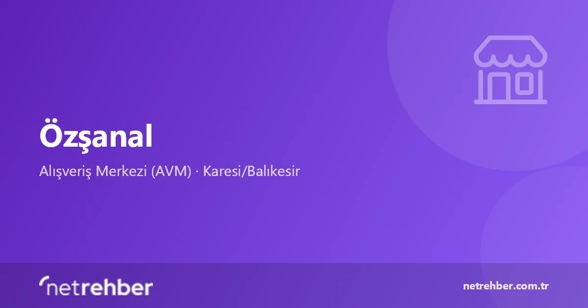 Özşanal kapak görseli