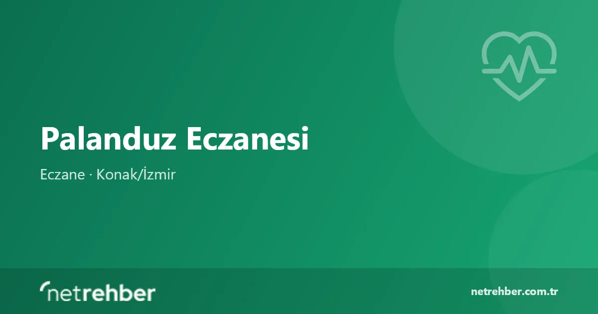 Palanduz Eczanesi kapak görseli