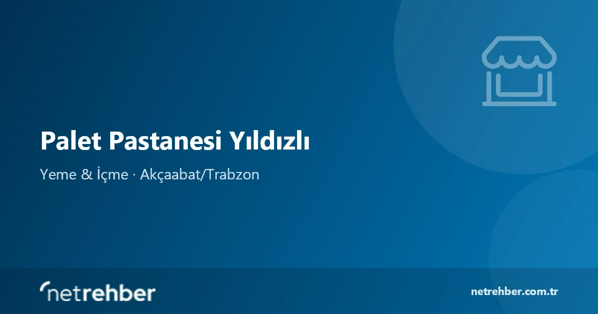 Palet Pastanesi Yıldızlı kapak görseli