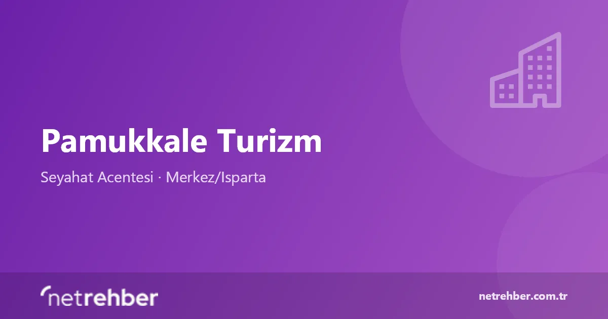 Pamukkale Turizm kapak görseli