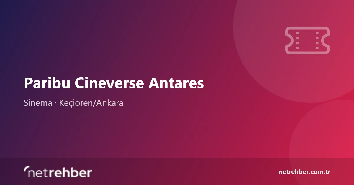 Paribu Cineverse Antares kapak görseli