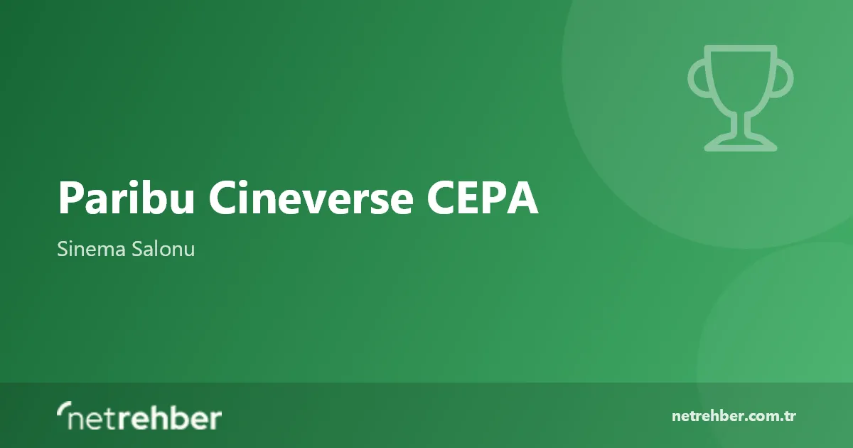 Paribu Cineverse CEPA kapak görseli