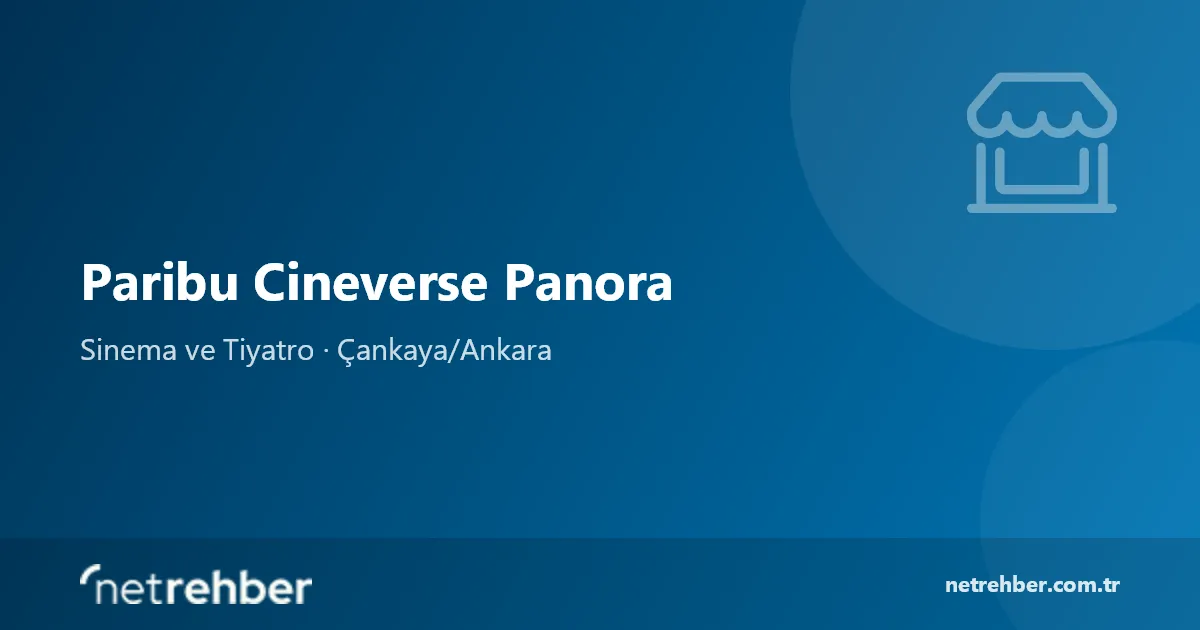 Paribu Cineverse Panora kapak görseli