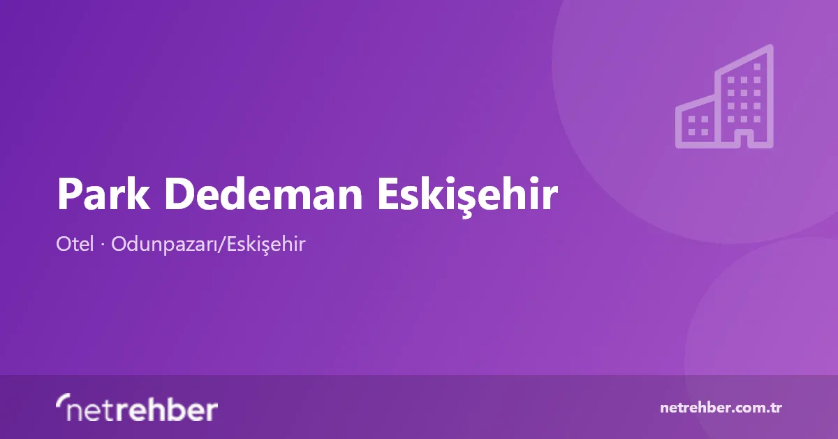 Park Dedeman Eskişehir kapak görseli