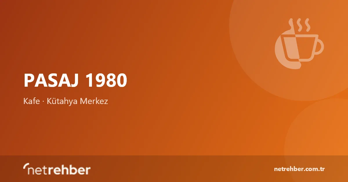 Pasaj 1980 kapak görseli
