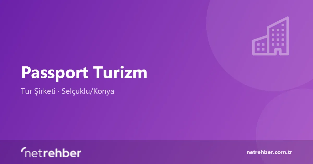 Passport Turizm kapak görseli