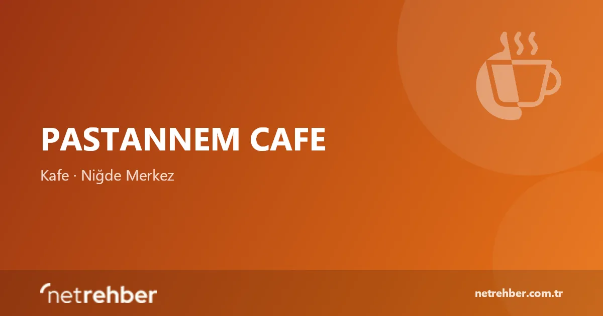 Pastannem Cafe kapak görseli