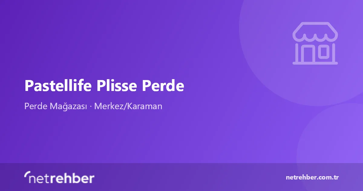 Pastellife Plisse Perde kapak görseli