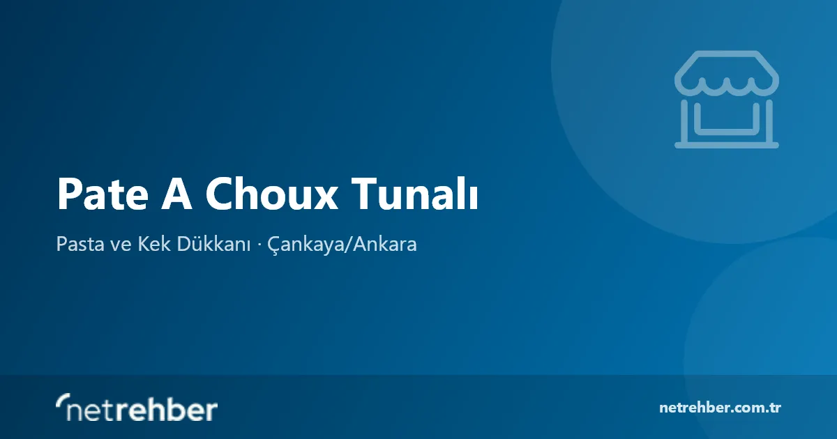 Pate A Choux Tunalı kapak görseli