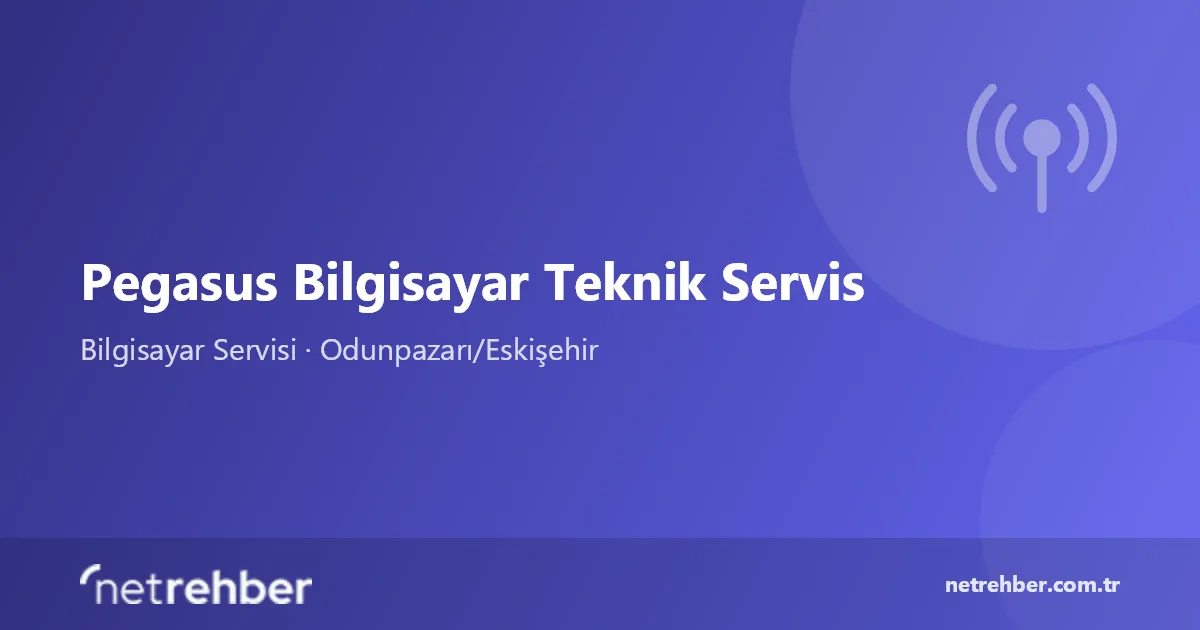 Pegasus Bilgisayar Teknik Servis kapak görseli