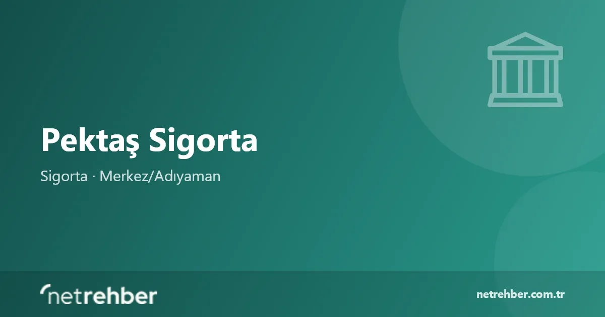 Pektaş Sigorta kapak görseli
