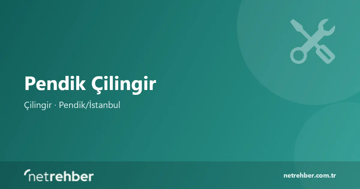 Pendik Çilingir kapak görseli