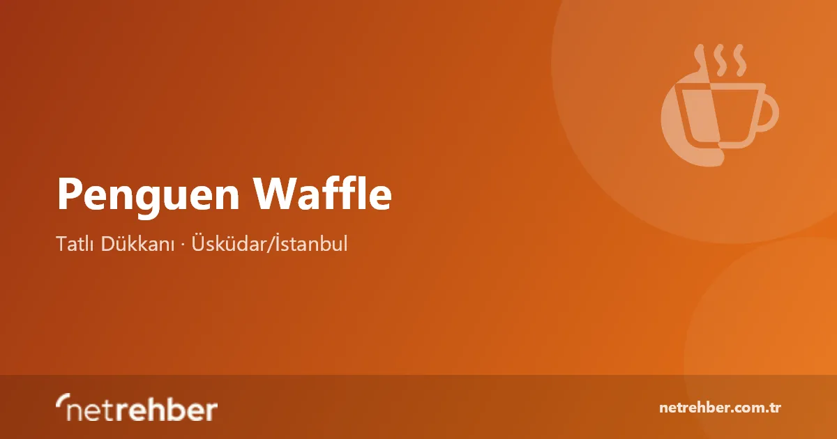 Penguen Waffle kapak görseli