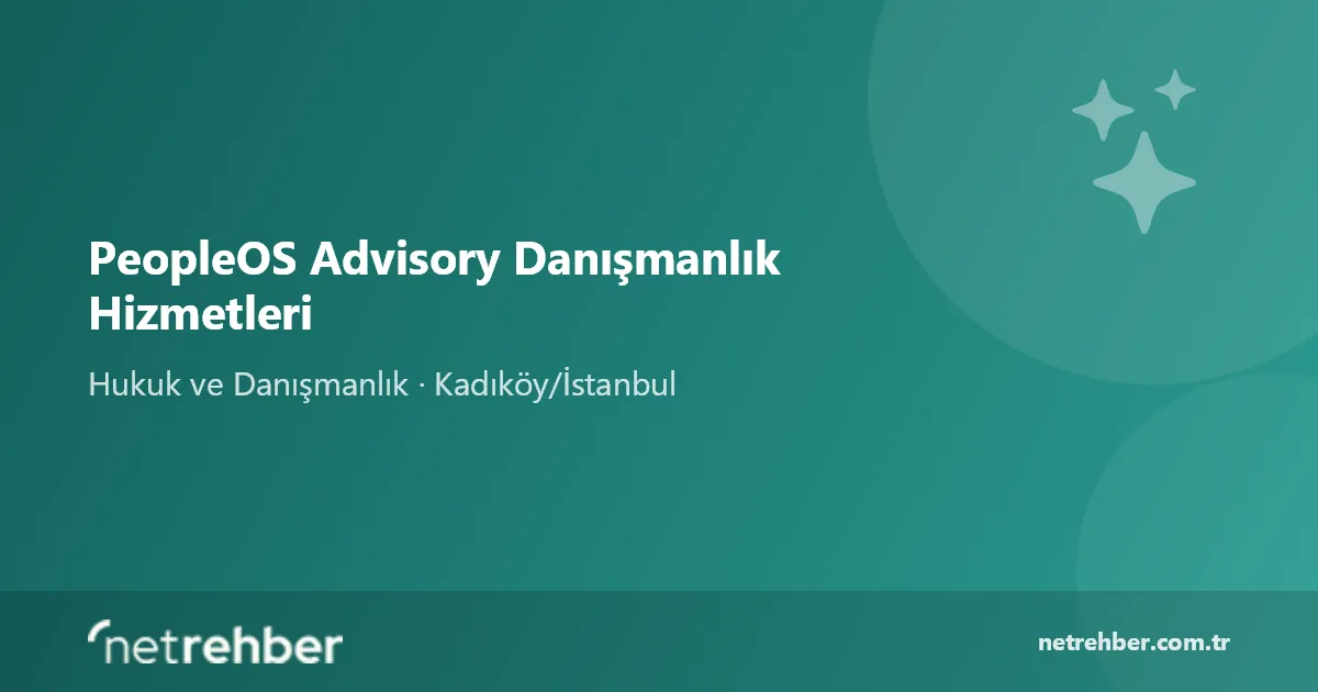 PeopleOS Advisory Danışmanlık Hizmetleri kapak görseli