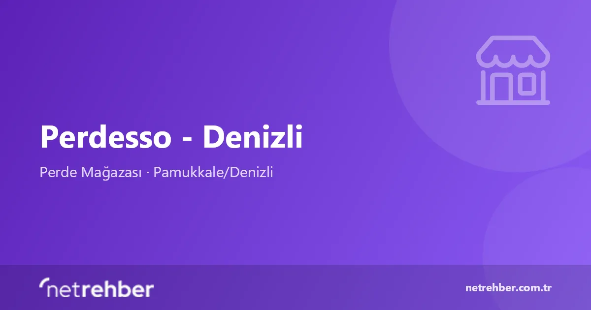 Perdesso - Denizli kapak görseli