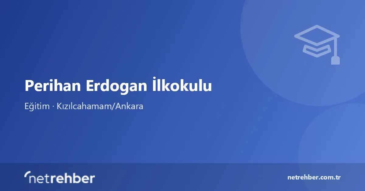 Perihan Erdogan İlkokulu kapak görseli