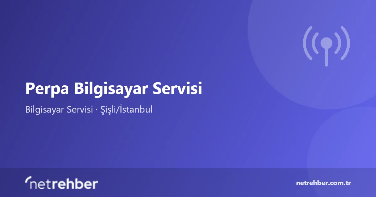 Perpa Bilgisayar Servisi kapak görseli