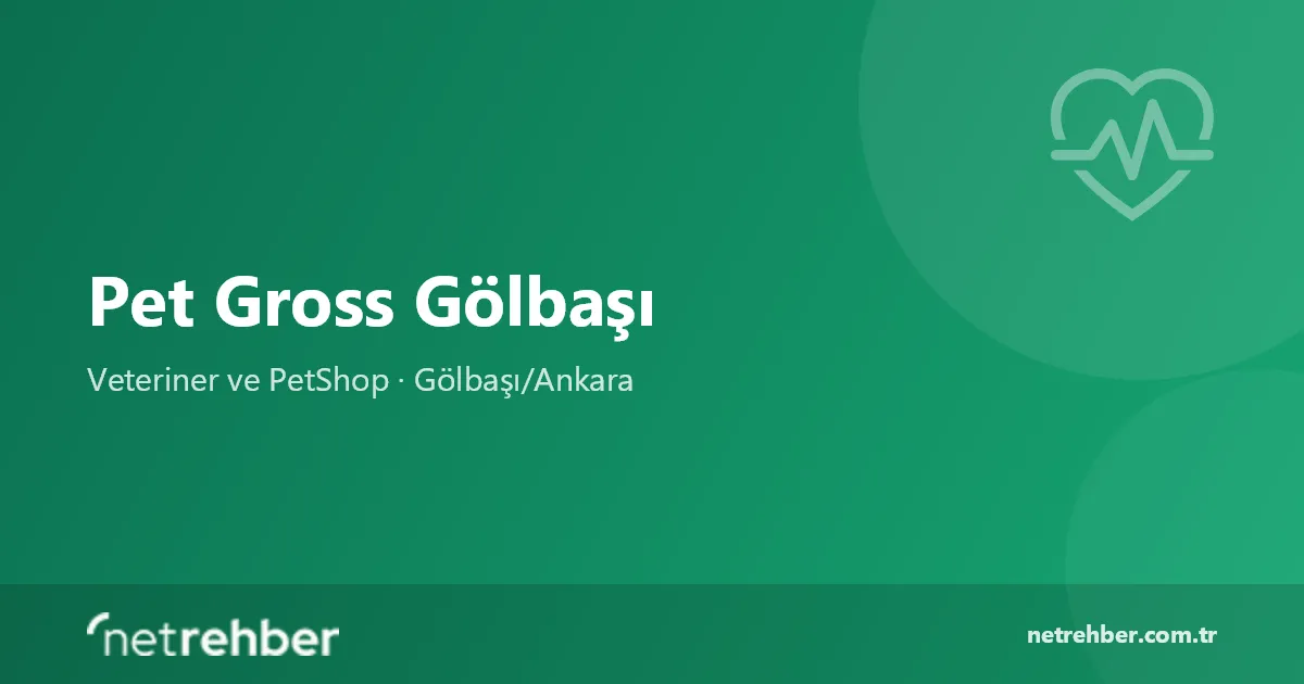 Pet Gross Gölbaşı kapak görseli
