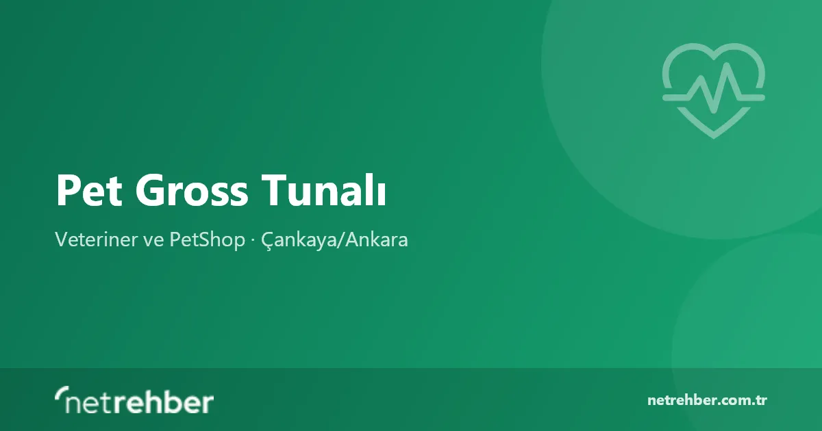 Pet Gross Tunalı kapak görseli