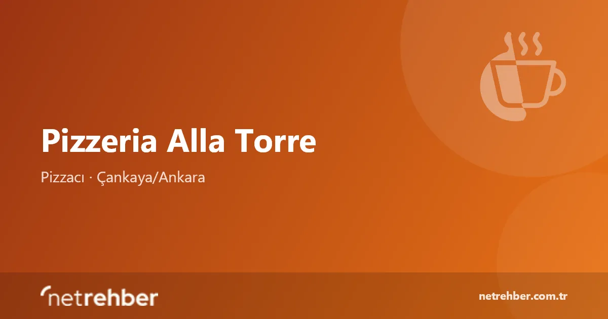Pizzeria Alla Torre kapak görseli