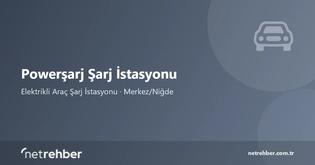 Powerşarj Şarj İstasyonu kapak görseli