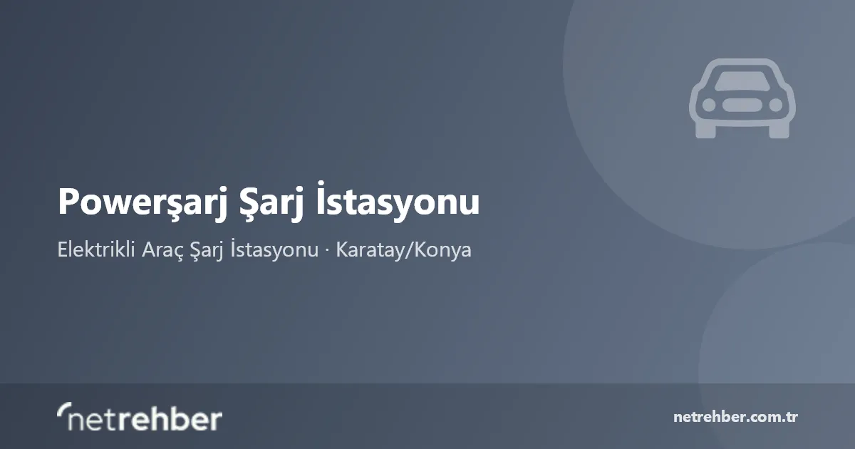 Powerşarj Şarj İstasyonu kapak görseli
