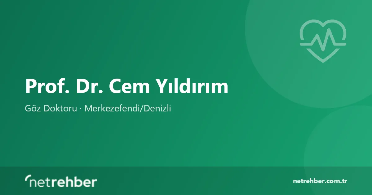 Prof. Dr. Cem Yıldırım kapak görseli