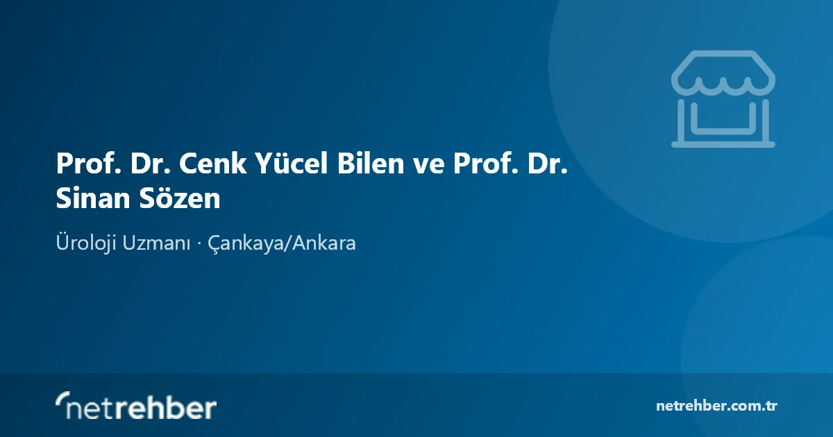 Prof. Dr. Cenk Yücel Bilen ve Prof. Dr. Sinan Sözen kapak görseli
