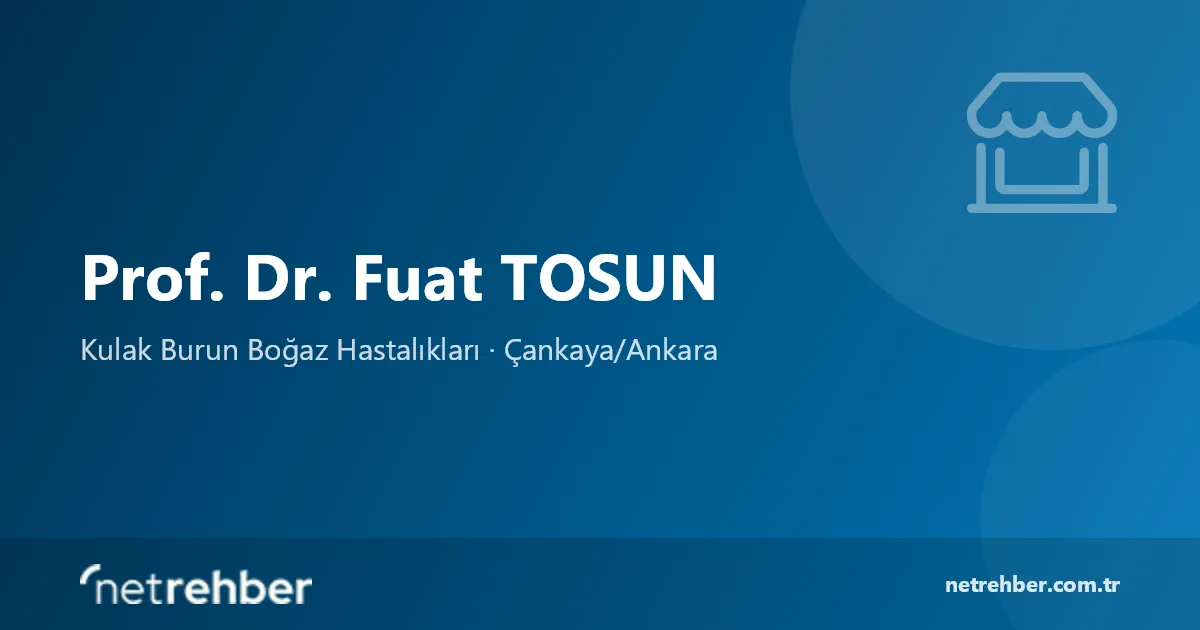 Prof. Dr. Fuat TOSUN kapak görseli