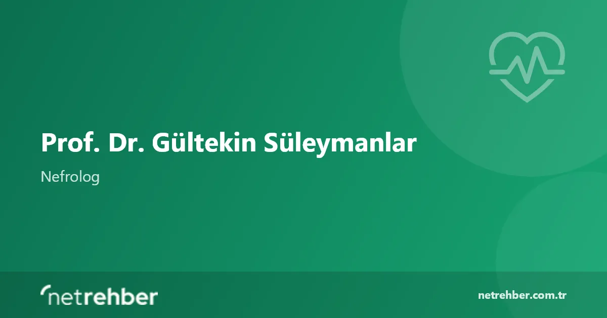 Prof. Dr. Gültekin Süleymanlar kapak görseli
