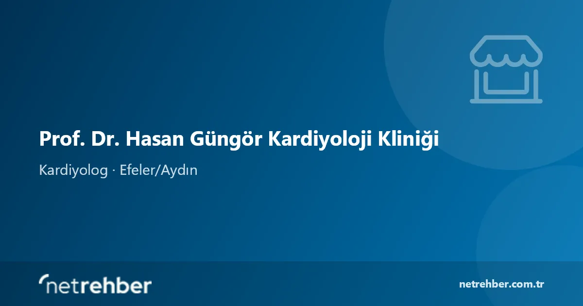 Prof. Dr. Hasan Güngör Kardiyoloji Kliniği kapak görseli