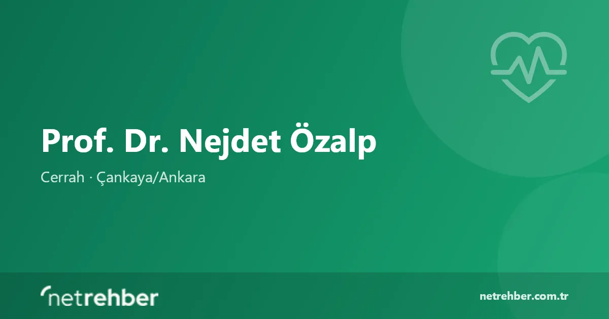 Prof. Dr. Nejdet Özalp kapak görseli