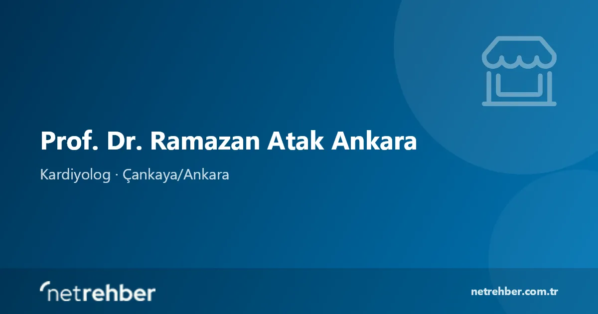 Prof. Dr. Ramazan Atak Ankara kapak görseli