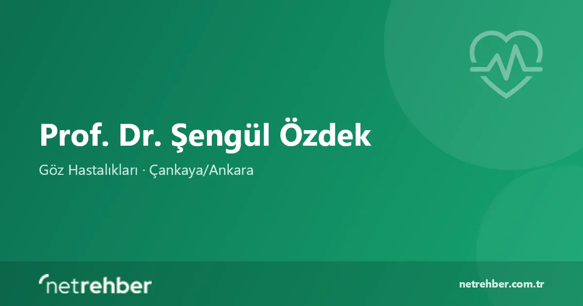 Prof. Dr. Şengül Özdek kapak görseli
