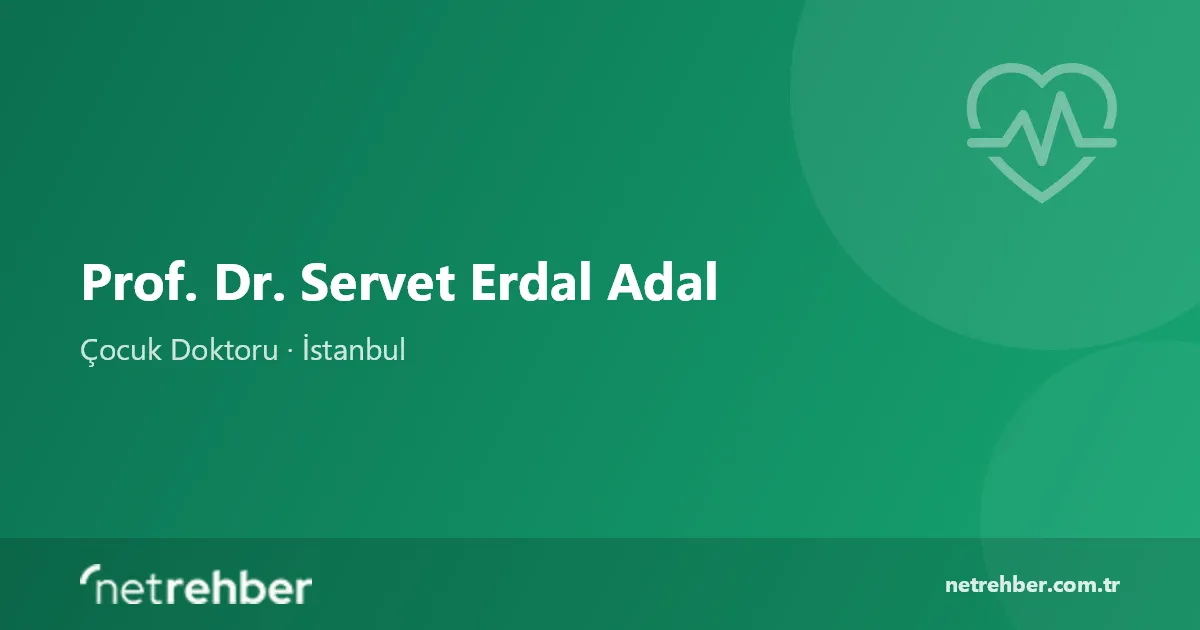 Prof. Dr. Servet Erdal Adal kapak görseli