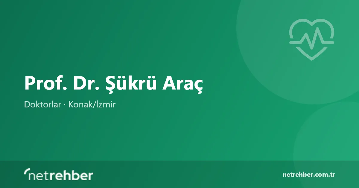 Prof. Dr. Şükrü Araç kapak görseli