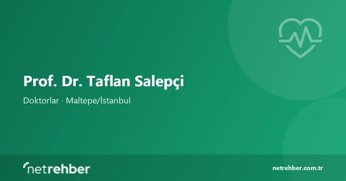 Prof. Dr. Taflan Salepçi kapak görseli