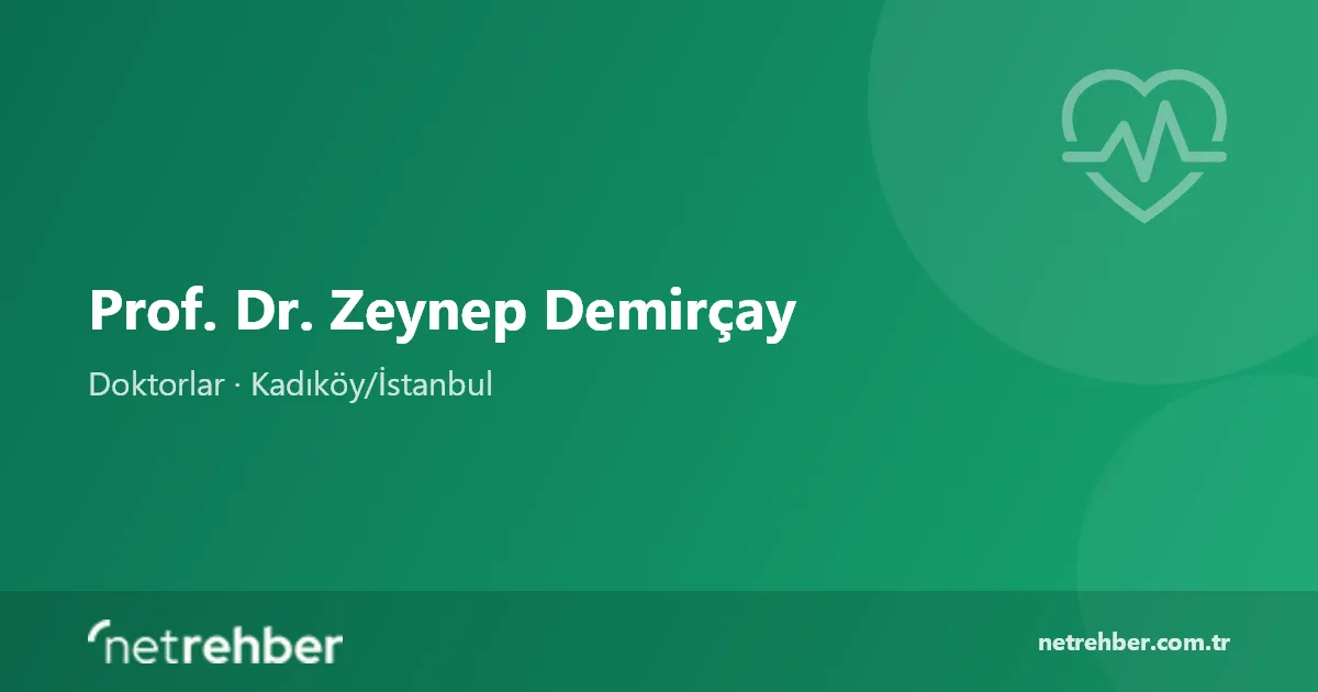 Prof. Dr. Zeynep Demirçay kapak görseli