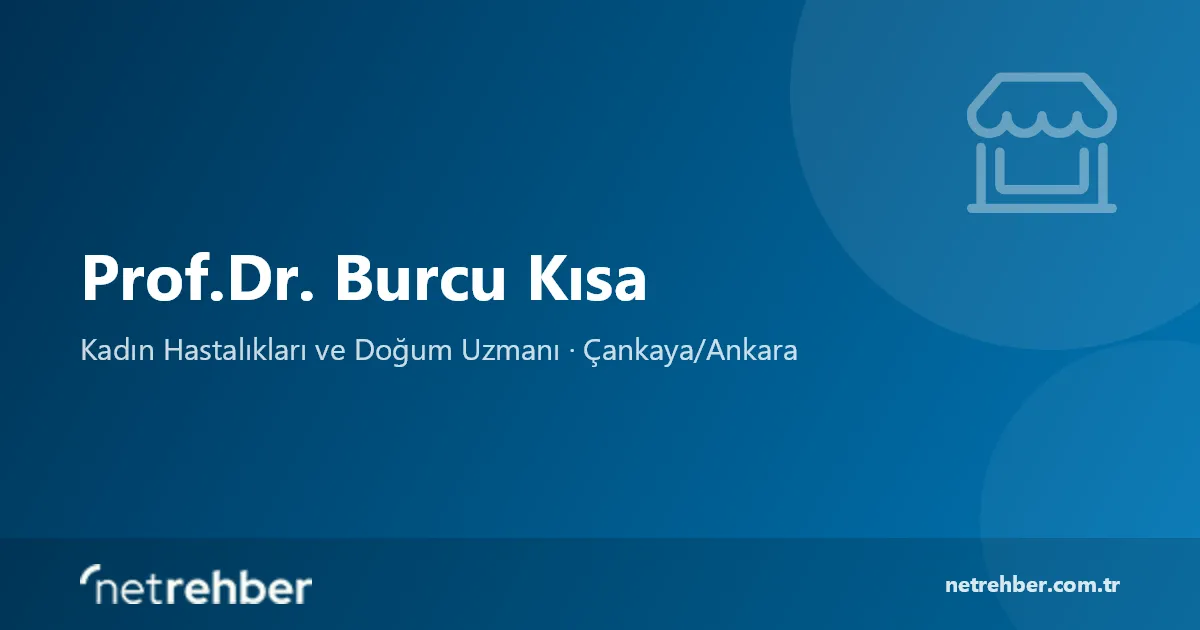 Prof.Dr. Burcu Kısa kapak görseli