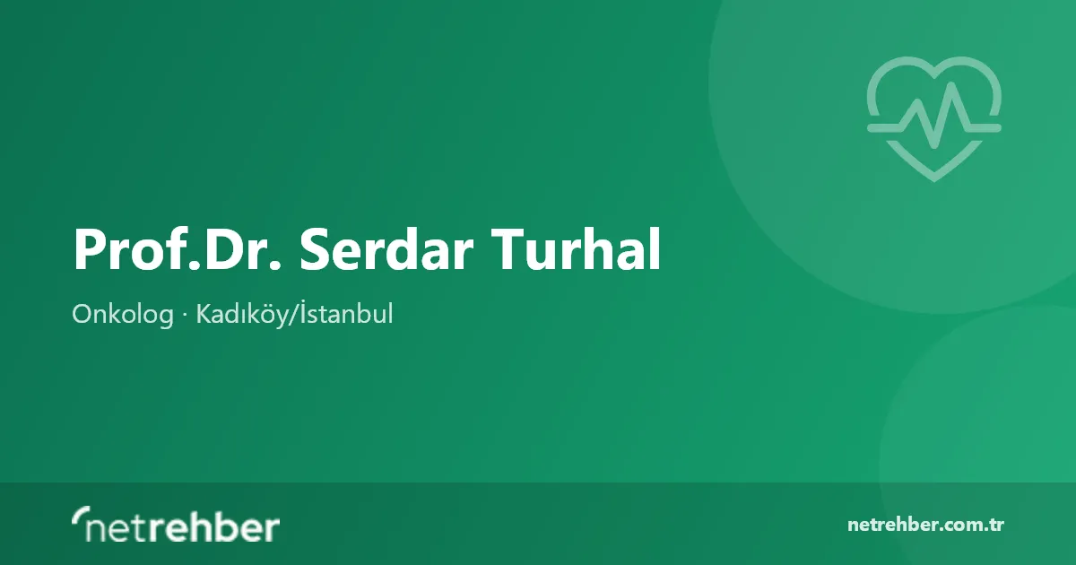 Prof.Dr. Serdar Turhal kapak görseli