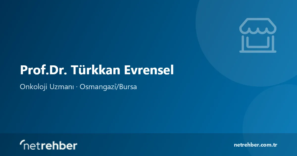 Prof.Dr. Türkkan Evrensel kapak görseli
