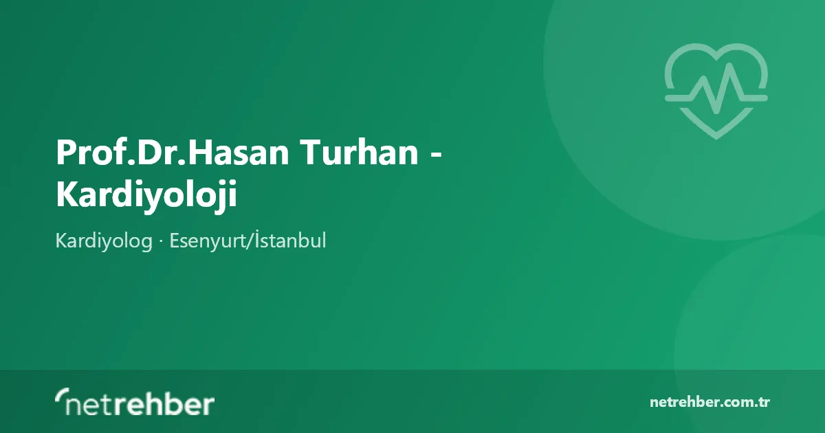 Prof.Dr.Hasan Turhan - Kardiyoloji kapak görseli