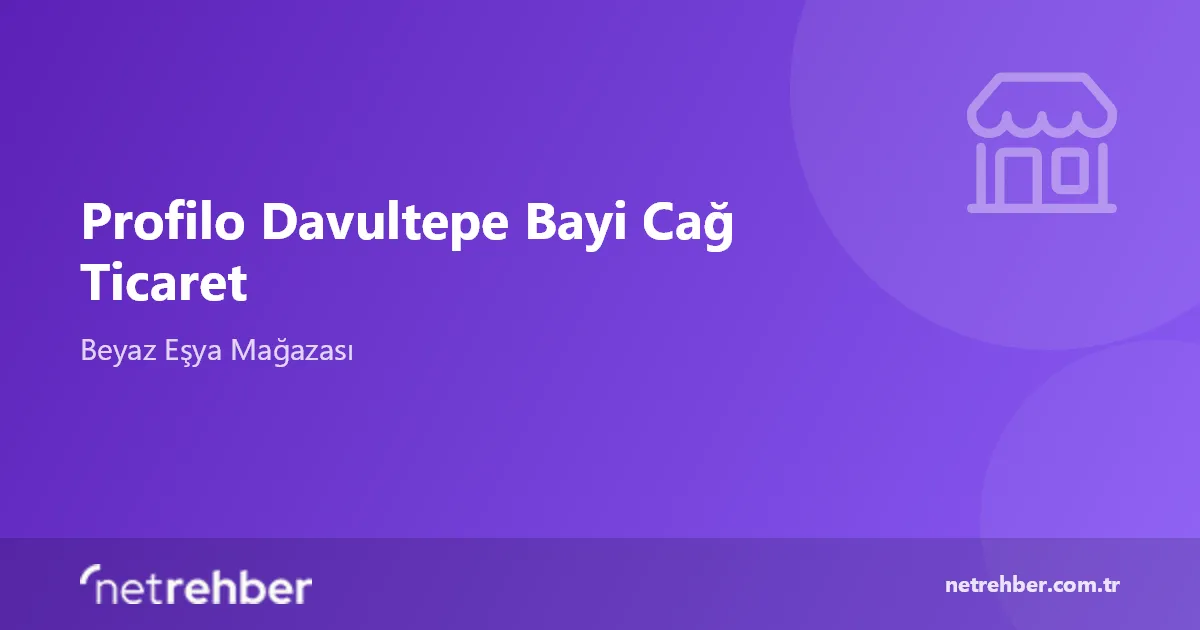 Profilo Davultepe Bayi Cağ Ticaret kapak görseli