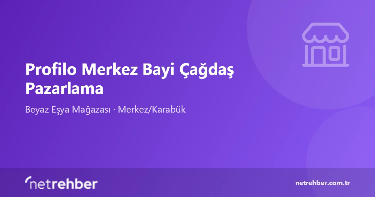 Profilo Merkez Bayi Çağdaş Pazarlama kapak görseli