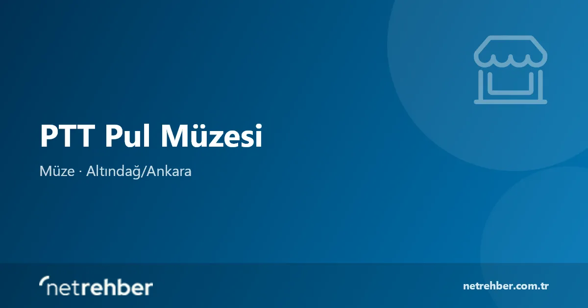 PTT Pul Müzesi kapak görseli
