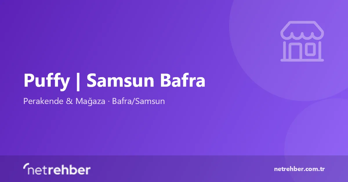 Puffy | Samsun Bafra kapak görseli